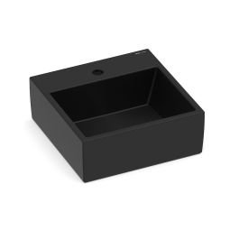 Cuba de apoio quadrada410x410 com mesa Loft Q1 Matte Black