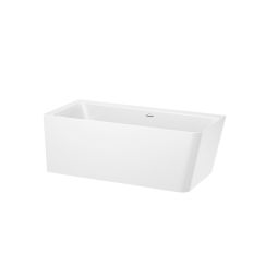 Banheira freestanding 1600x700 lado esquerdo Ona Branco