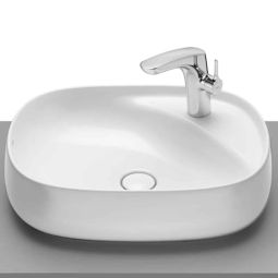 Cuba de apoio oval 585x455 com válvula 1.1/4 Beyond Branco