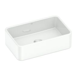 Cuba de apoio retangular 450x280 sem mesa Loft QR3 Branco