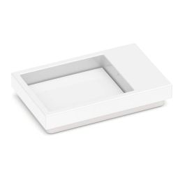 Cuba de sobrepor retangular 600X380 com tampo Skyline Horizon Branco
