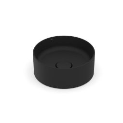Cuba de apoio redonda 300 sem mesa Terra T1 Matte Black