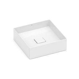 Cuba de apoio quadrada 350x350 sem mesa Terra T4 Branco