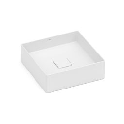Cuba de apoio quadrada 350x350 sem mesa Terra T4 Blanco Matte