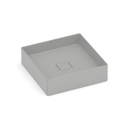 Cuba de apoio quadrada 400x400 sem mesa Terra T5 Stone