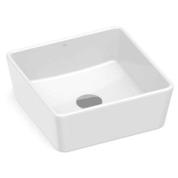 Cuba de apoio quadrada 350x350 sem mesa Optica CQ35 Branco