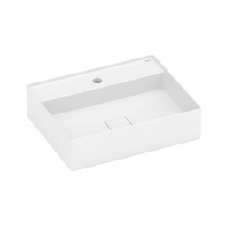Cuba de apoio retangular 500x400 com mesa Terra T19 Blanco Matte