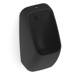 Mictório Rimless com entrada superior Proton Square Matte Black