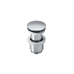 Válvula de escoamento para lavatório 1.1/4 com Ladrão Novatic Cromado