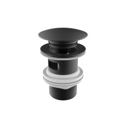 Válvula de escoamento para lavatório 1.1/4 com Ladrão Novatic Matte Black