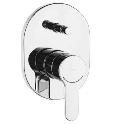 Monocomando para banheira e chuveiro com desviador L20 Cromado