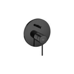 Acabamento monocomando para banheira e ducha com desviador pin Nu Titanium Black