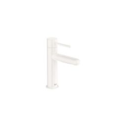 Monocomando para lavatório de mesa bica baixa pin Nu Glossy White