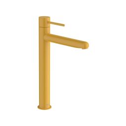 Monocomando para lavatório de mesa bica alta pin Nu Honey Yellow