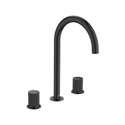Misturador para lavatório de mesa bica alta stripes Nu Titanium Black