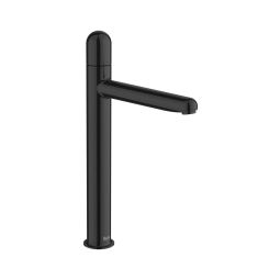 Monocomando para lavatório de mesa bica alta dome Nu Titanium Black