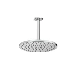 Chuveiro redondo com braço de teto 250mm Rainsense Cromado
