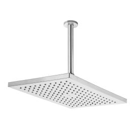 Chuveiro retangular com braço de teto 360x240mm Rainsense Cromado