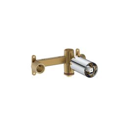 Base para monocomando de lavatório de parede Ona Cromado
