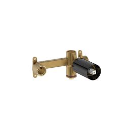 Base para monocomando de lavatório de parede Ona Titanium Black