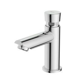 Torneira para lavatório de mesa bica baixa com fechamento automático Ecopress Cromando