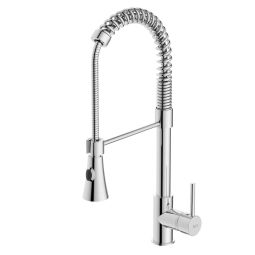 Monocomando para cozinha de mesa com bica extraível e duas funções Gourmet Cromado