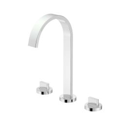 Misturador para lavatório de mesa bica alta com válvula de escoamento Flow Cromado