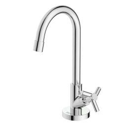 Toneira para lavatório de mesa bica alta Roca One Cromado