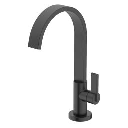Torneira para lavatório de mesa bica baixa Simple Matte Black