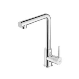 Monocomando para cozinha de mesa com bica extraível em L e duas funções Prática Cromado