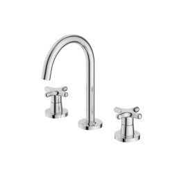 Misturador para lavatório de mesa bica alta Cross Cromado
