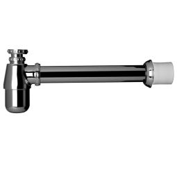 Sifão para cozinha 1.1/2 x DN40 x 300mm com adaptador para DN50 Cromado