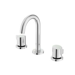 Misturador para lavatório de mesa bica alta com válvula de escoamento Fit Cromado