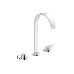 Misturador para lavatório de mesa bica alta com válvula Simple Cromado