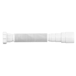 Tubo ajustável 7/8, 1.1/4, 1.1/2 x DN38, D40, DN48, DN50 Branco