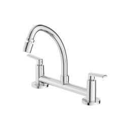 Misturador para cozinha de mesa bica móvel com arejador articulado Smart-N Cromado