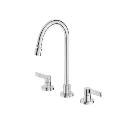Misturador para cozinha de mesa com bica móvel e arejador articulado Lix Cromado