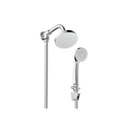 Chuveiro redondo com desviador e ducha manual 120 mm Basic Cromado