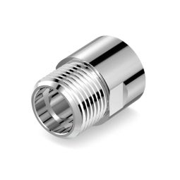 Adaptador para regulador de vazão Cromado