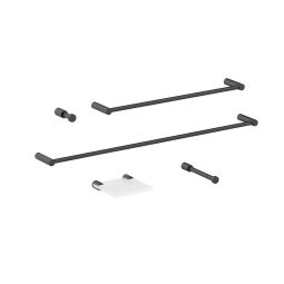 Kit de acessórios com 4 peças Flow Matte Black