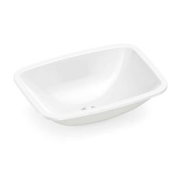 Cuba de embutir retangular 505x370 sem mesa e sem ladrão Branco