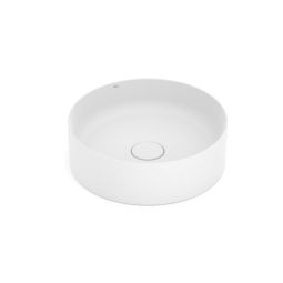 Cuba de apoio redonda 390 sem mesa Terra T2 Blanco Matte