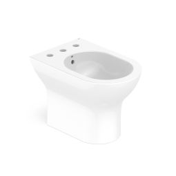 Bidê 3 furos com ducha e ladrão Nexo Branco