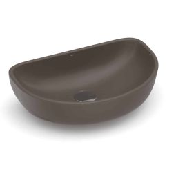 Cuba de apoio oval 450x300 Optica EE45 Café