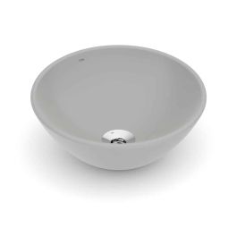 Cuba de apoio redonda 350 sem mesa Basic R1 Stone