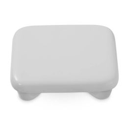 Tampa de acabamento quadrada 80x80 para cuba Terra Branco