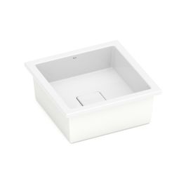 Cuba de embutir 330x330 sem mesa Terra T13 Branco
