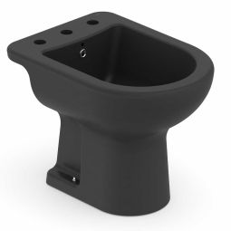 Bidê 3 furos com ducha e ladrão Riviera/Smart Matte Black