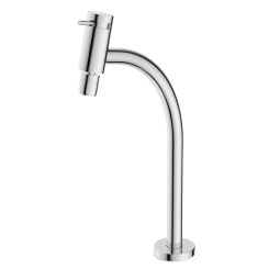 Torneira para cozinha de mesa bica alta com arejador articulado Basic Cromado