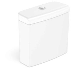 Caixa acoplada Ecoflush 3/6 litros Slim Branco
